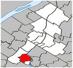 Chambly Quebec location diagram